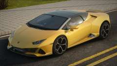 Lamborghini Huracan Evo Spyder 2019 Yellow para GTA San Andreas