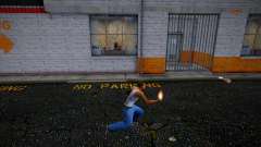 Girando uma granada e um coquetel molotov no ar para GTA San Andreas