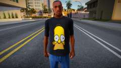Homer Simpson Shirt para GTA San Andreas