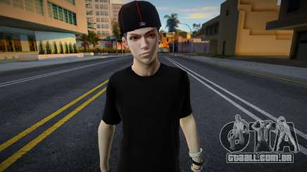 Swagger Skin HD Black-Red para GTA San Andreas