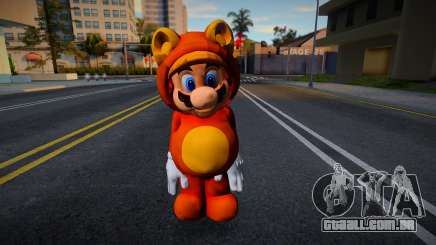 Mario Tanooki Cafe Suit o con traje mapache tanu para GTA San Andreas