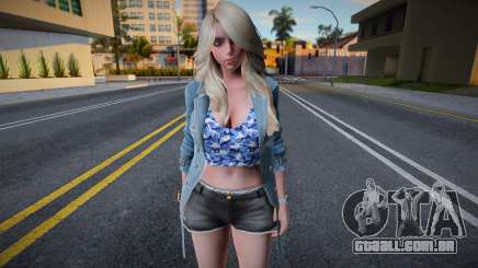 NieR Re[in] 2A - Cardigan Denim Hot Pants v2 para GTA San Andreas