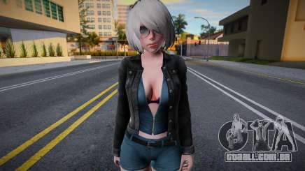 NieR Re[in] 2B - Crow Denim Jacket para GTA San Andreas