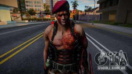 Jack Krauser HD version Retuxtured v1 para GTA San Andreas