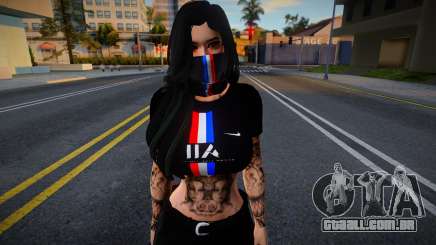 Skin France Girl 945 para GTA San Andreas