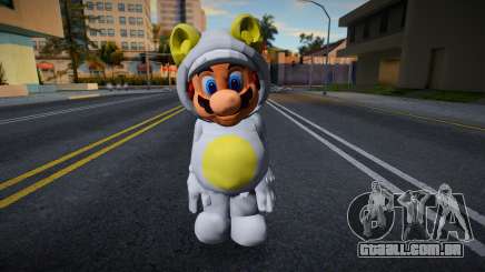 Mario Tanooki Blanco Suit o con traje mapache ta para GTA San Andreas