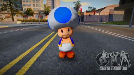 Tod Traje Azul de Super Mario 3D World de Wii U para GTA San Andreas