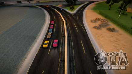 Novas texturas de estrada em Las Venturas para GTA San Andreas