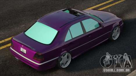 Mercedes-Benz W202 Roxo para GTA San Andreas