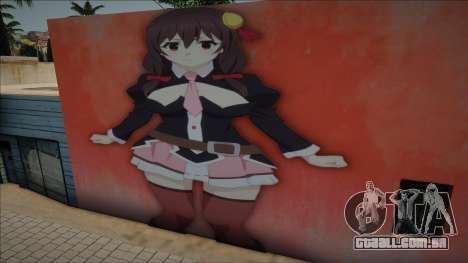 Mural Yunyun Konosuba para GTA San Andreas