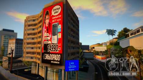 Banco de Crédito e Cartaz Eldorado para GTA San Andreas