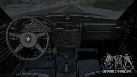 BMW E30 Prata para GTA San Andreas