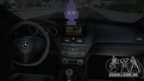 Mercedes-Benz C 63 (W204) 2008 para GTA San Andreas