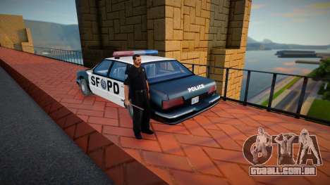 Policial de trânsito na Ponte Gant para GTA San Andreas