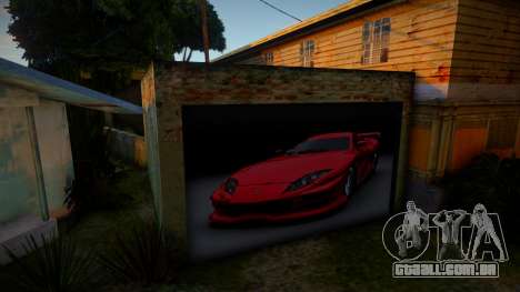 Desenho na garagem para GTA San Andreas