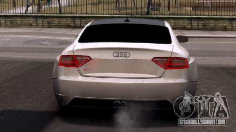 Audi S5 Silver para GTA 4