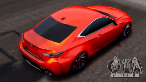 Lexus RC F Stock para GTA 4