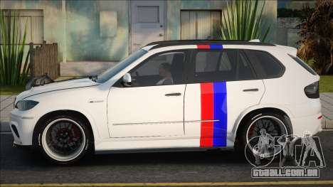 BMW X5M Preto & Branco para GTA San Andreas