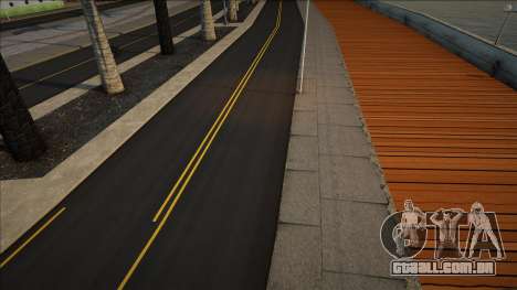 Road Texture HD Los Santos para GTA San Andreas
