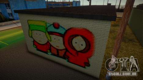 Wall Of South Park para GTA San Andreas