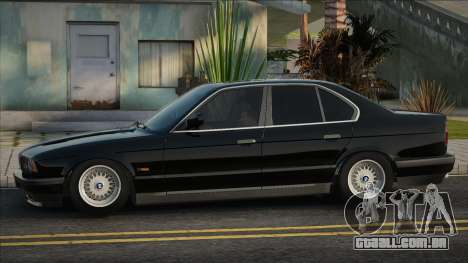 BMW E34 Preto em Stoke para GTA San Andreas