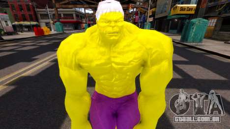 Yellow Hulk para GTA 4