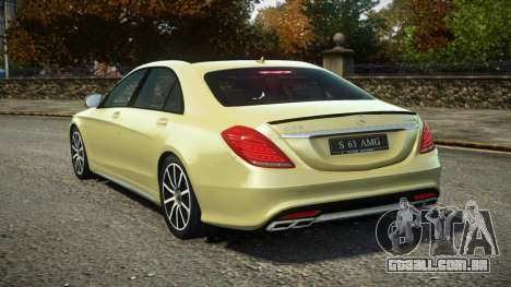 Mercedes-Benz S63 AMG W222 para GTA 4