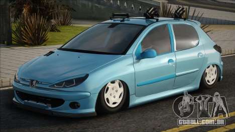 Peugeot 206 [Blue] para GTA San Andreas