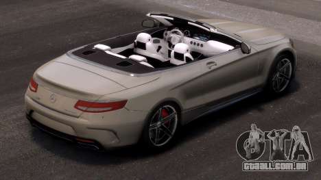 Mercedes-Benz S63 AMG Cabrio para GTA 4