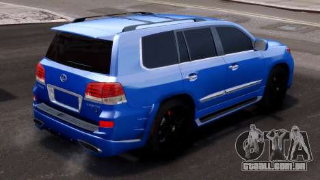Lexus LX570 Blue para GTA 4
