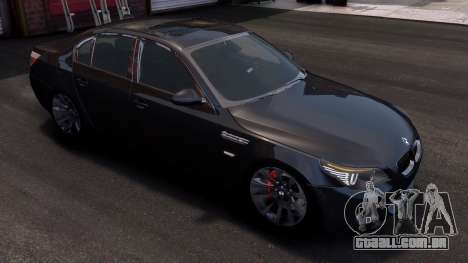 BMW M5 E60 Stock Black para GTA 4