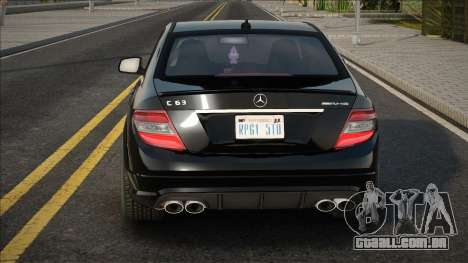 Mercedes-Benz C 63 (W204) 2008 para GTA San Andreas