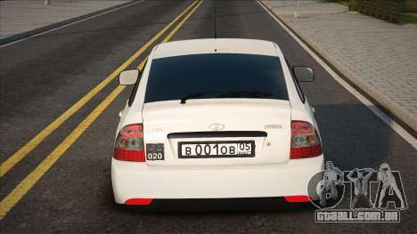 Lada Priora Hetchback [White] para GTA San Andreas