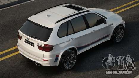 BMW X5 Branco Stock para GTA San Andreas