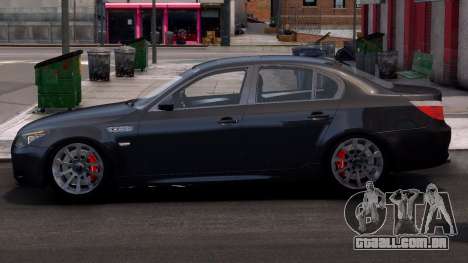 BMW M5 E60 Stock Black para GTA 4