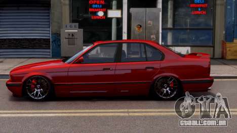BMW M5 Vermelho Stock para GTA 4