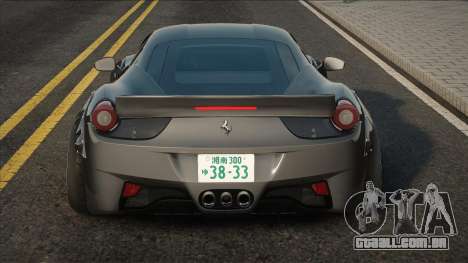 Ferrari 458 Italia Black ver1 para GTA San Andreas