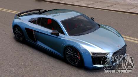 Audi R8 2017 Blue para GTA 4