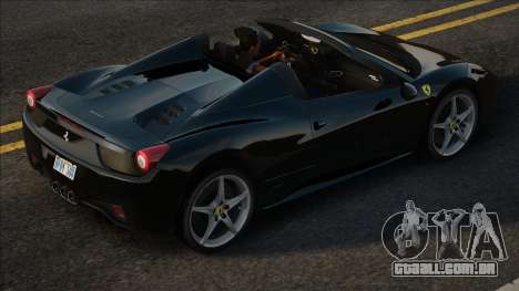 2013 Ferrari 458 Spider para GTA San Andreas