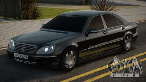 Mercedes-Benz S600 Preto Stock para GTA San Andreas