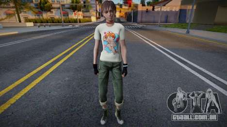 Rebecca T-Shirt Super Nurse para GTA San Andreas