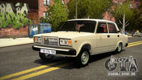 VAZ 2107 BW para GTA 4