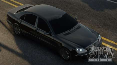 Mercedes-Benz S600 Preto Stock para GTA San Andreas