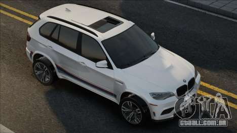 BMW X5 Branco Stock para GTA San Andreas