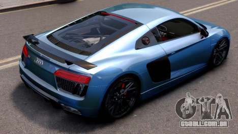 Audi R8 2017 Blue para GTA 4