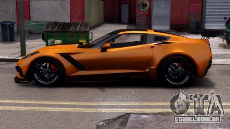 Chevrolet Corvette ZR1 [Yellow] para GTA 4