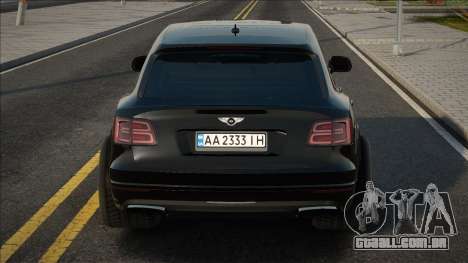 Bentley Bentayga Preto para GTA San Andreas