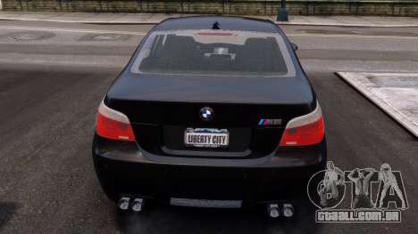 BMW M5 E60 Stock Black para GTA 4