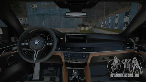 BMW X6M F86 CCD Stock para GTA San Andreas