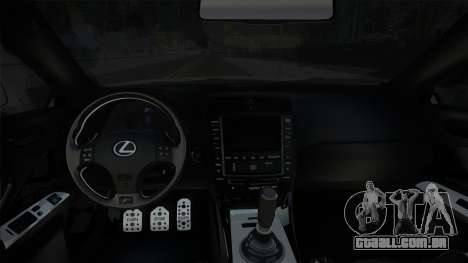 Lexus ls250 na extensão para GTA San Andreas